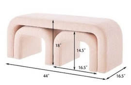 Modern Contemporary Velvet Upholstery Fabric Storage <b>Stool</b> Ottoman Living Room Furniture Apartment <b>Bedroom</b> Shoe Changing Bench - Product Image 6