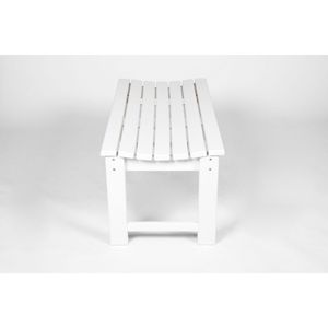 Banco Adirondack de HDPE para Todo Clima con Textura de Madera, Asiento de Polimadera Resistente a los Rayos UV para Patio, Jardín y Balcón - Product Image 4