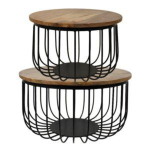 Fabulous Look Round Shape Metal And Wooden Coffee <b>Table</b> Gold & <b>Brown</b> Finished For Home Living Room Decorative Furniture - Product Image 6
