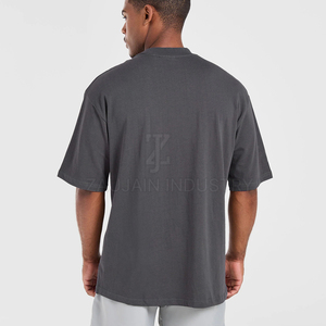 T-shirt Homme Col Rond Coupe Slim 2026 en Coton de Haute Qualité avec Impression Personnalisée du Logo – T-shirt Oversize en Promotion - Product Image 3