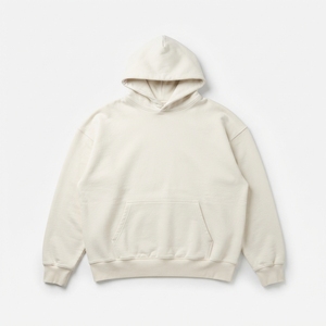Sudadera con Capucha para Hombre al por Mayor, de Lujo, de Gran Gramaje (500 GSM), con Hombro Caído, Oversize, Personalizable con Logotipo - Product Image 4