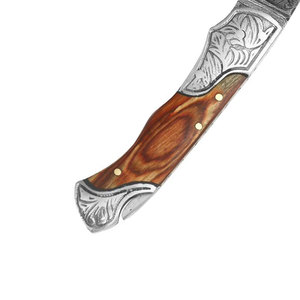 Handmade Damascus Steel Pocket Folding Knife Durable Pattern Steel Compact Outdoor <b>Camping</b> Hiking Fishing Travel <b>Tool</b> - Product Image 5