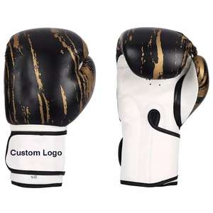 Guantes de Boxeo de PU Ligeros de 12oz de Alta Calidad, Personalizados al por Mayor, Transpirables, con Cierre de Gancho y Bucle - Product Image 1
