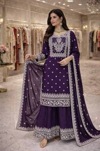 <b>Eid</b> Ramzan Special Plazzo Suit, Readymade <b>Pakistani</b> Straight Kurta with Pant <b>Dress</b> Bestselling - Product Image 4