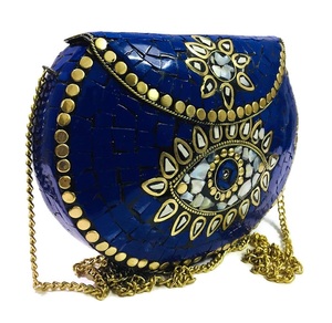 Bolso de Mano Metálico con Cadena, Diseño Bohemio, Tono Plateado, Buena Calidad, Precio Razonable, Venta de Fábrica - Product Image 2