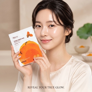 Mascarilla Facial de Tencel con Cúrcuma de 4 Especies JEJUON, K-Beauty Coreana, Iluminadora, Hidratante, Antioxidante, Calmante, para Piel Sensible - Product Image 2