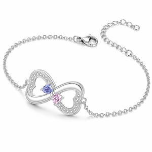 Bracelet pour femme en argent sterling 925, chaîne et maillons, coupe excellente, moissanite classique, cadeau pour la fête des mères - Product Image 4