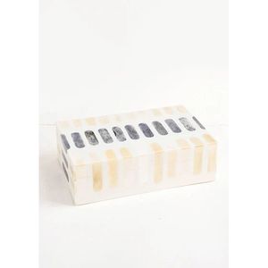 Boîte de rangement décorative moderne en MDF et résine pour le style de la maison et la décoration de table à des fins de cadeaux RR Enterprises Fabriqué en Inde - Product Image 4