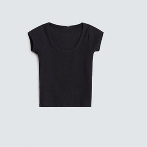 เสื้อยืดคอกลมแขนสั้นทรงสลิมฟิตเนื้อผ้านุ่มยืดหยุ่นใส่สบายสำหรับผู้หญิง ขายดีอันดับต้นๆ เสื้อยืดลำลองผ้าฝ้ายพื้นฐานสำหรับฤดูร้อน - Product Image 4