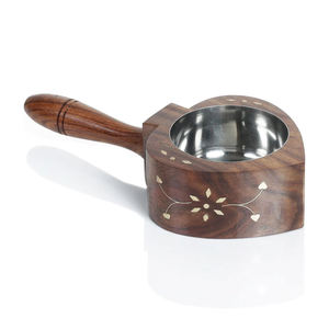 Brûleur à Bakhoor en bois artisanal avec poignée amovible, porte-encens arabe de qualité supérieure pour le Ramadan, décoration de maison du Moyen-Orient - Product Image 6