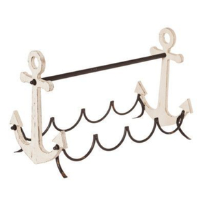 Porte-bouteilles à vin en métal noir, 9 bouteilles, support autoportant, design géométrique en nid d'abeille, organiseur de rangement pour comptoir de cuisine ou bar - Product Image 6