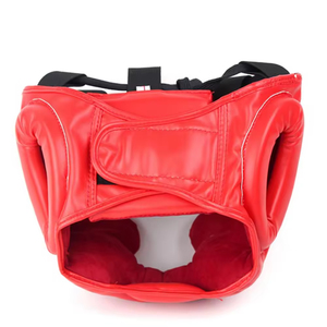 Protège-tête de karaté pour adultes avec double visière pour la pratique du cyclisme et le boxe, ensemble de gants de boxe et protège-tête - Product Image 3