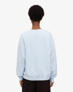 เสื้อยืดคอกลมแขนยาวผ้าฝ้าย 100% ทรงพอดีตัว สีน้ำเงินโพลาร์ สำหรับผู้หญิง ไซส์ L/S เนื้อผ้านุ่ม เป็นมิตรต่อสิ่งแวดล้อม ไม่เป็นขุย ทรงปกติ - Product Image 4