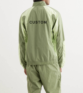 Chaqueta Deportiva Cortavientos Personalizada para Hombre, Cómoda, de Nailon, Estilo Urbano, con Logotipo, Diseño Sólido, Tallas Grandes, para Verano - Product Image 2