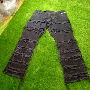 Pantalones Vaqueros de Negocios para Hombre, Otoño-Primavera, Casuales, Cómodos, Rectos, Elásticos, Clásicos, Suaves, Premium, Azules y Negros - Product Image 1