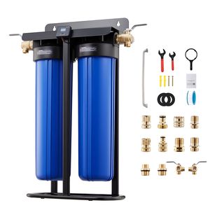 Sistema di Lavaggio Auto Senza Macchie 2 X 4L con Resina DI, Misuratore TDS, Valvola Bypass per Acqua Deionizzata per Attrezzature Cura Auto - Product Image 1