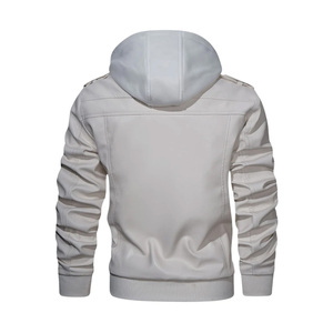 Chaqueta de Cuero de Piel de Oveja para Hombre, Talla y Color Personalizados, con Capucha, Reversible, Impermeable, con Logotipo Frontal, 2026 - Product Image 2