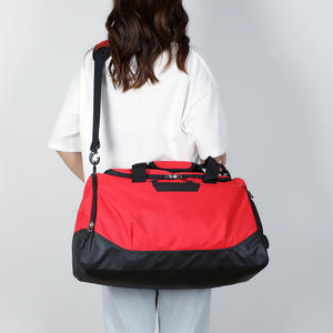 Sacs de voyage unisexes multifonctions pour le voyage en plein air, sac de week-end, sac de nuit avec compartiment à chaussures, sac de sport imprimé avec logo personnalisé - Product Image 5