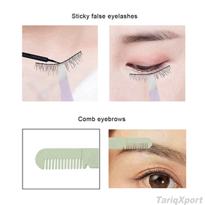 Pince à épiler professionnelle en acier inoxydable avec peigne, logo personnalisé, vente en gros OEM, haute qualité - Product Image 5