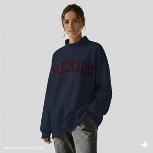 Pull en maille à col montant pour femme, coupe oversize, automne-hiver, décontracté, confortable, doux et chaud, en tissu tricoté - Product Image 3