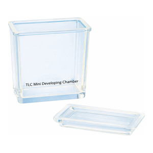 Chambre de développement en verre TLC Mini 10x10 cm, plaque en verre sodocalcique pour analyse chromatographique - Product Image 2