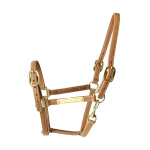 Harnais pour cheval avec double couche de cuir et ferrures en laiton, équipement équestre pour l'entretien et l'entraînement des chevaux - Product Image 3