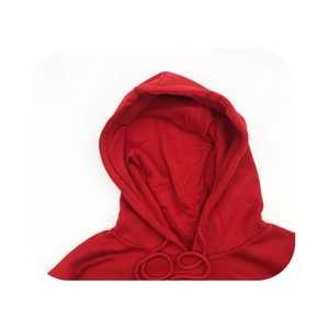 Solid Color Crop Top Wholesale Hoodie Women Sleeve Hoodies Crop Top for Girls Autumn Thin Hooded Cropped Pullover Women's - Product Image 3