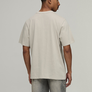 T-shirt personnalisé pour homme, imprimé sur mesure, OEM, motif graphique, streetwear, manches courtes, col rond, vêtement décontracté, haut tendance - Product Image 2