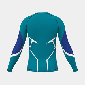 <b>Compression</b> <b>Shirt</b> for Men Long Sleeve Workout Rash Guard Moisture Wicking Fitness Training Top USA Europe Trend Wear Top - Product Image 3