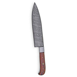 <b>Knife</b> <b>Sharp</b> Pattern Steel Blade Durable Ergonomic Handle For Home Damascus Steel Chef <b>Knife</b> Handmade <b>Kitchen</b> Cutting - Product Image 2