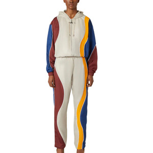 Women Windbreaker <b>Set</b> Full Sleeve Baggy Style <b>Waterproof</b> Lightweight Jacket and Pants <b>Set</b> Casual Outdoor Women Windbreaker <b>Set</b> - Product Image 1