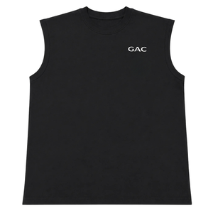 <b>Mens</b> <b>Black</b> Sleeveless Muscle Tee Round Neck Casual Tank Top Relaxed Fit Streetwear Basic Shirt Wholesale Apparel Clothing - Product Image 3