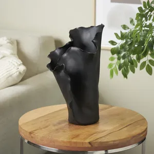 Luxury Handmade Iron Flower Vase Eco-Friendly Tabletop Modern Home Interior Decoration Premium Styling Collection Custom Coastal - Product Image 1