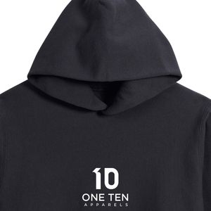 Sudadera con Capucha de Felpa de Corte Holgado en Color Negro Mate, Sudadera con Capucha de Mezcla de Algodón Suave, Informal, Cálida, Unisex, Estilo Urbano - Product Image 4