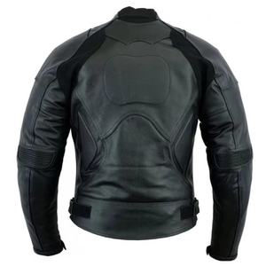 Hot Sale Men's Winter Warm Leather Motorbike Jacket New Fashion Plus Size Street Wear Customized OEM Printed Racing Jacket - Product Image 3