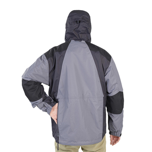 Chaqueta Impermeable de Pesca Gris UPF 50, Camisa de Pesca de Manga Larga para Hombre con Bolsillos - Product Image 3