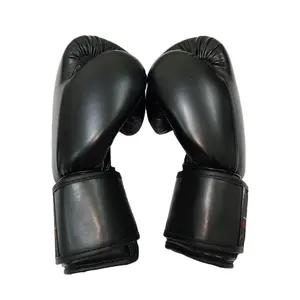 Guantes de entrenamiento de Kickboxing de cuero sintético PU, guantes de saco de boxeo para hombres y mujeres para boxeo Muay Thai y otras artes marciales