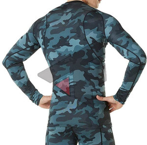 Rashguard à manches longues, best-seller, dernier design, vêtements MMA, couleur unie. - Product Image 5