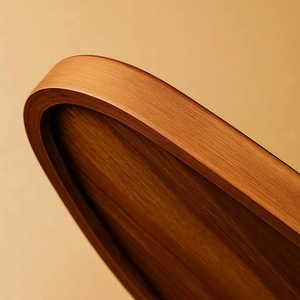 Oval Wooden Serving <b>Tray</b> Set Solid Wood Acacia <b>Tray</b> for Coffee Tea <b>Breakfast</b> Snack Decorative Rustic Farmhouse Display <b>Tray</b> - Product Image 5