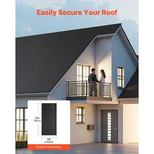 Rollo de Techo de Caucho EPDM de 15 x 25 pies y 45 Mil para Techos de Autocaravanas, Larga Vida Útil, Fácil Instalación, Base para Climas Difíciles - Product Image 3