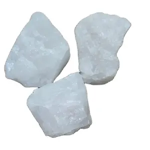 Großhandel hochpreisiger reiner indischer schneeweißer Quarz Knoten natürliche Silikon-Kristall-Rohstoffe für Quarzstein