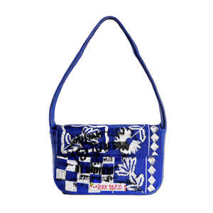 Sac fourre-tout promotionnel tendance et durable en toile brodée à la main, style indien coloré, avec poignée carrée, artisanat ethnique de luxe - Product Image 2