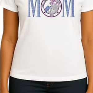 เสื้อยืดโลโก้ MOM สีขาวสำหรับผู้หญิง สวมใส่สบายๆ ทุกวัน สไตล์สตรีทแวร์ แฟชั่นลำลอง เสื้อผ้าแฟชั่นชั้นนำ - Product Image 5