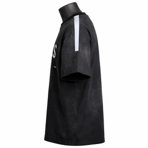 T-shirt Homme Noir Slim Fit Sans Effort en Jersey Polyester/Coton Respirant Écologique à Manches Courtes - Product Image 3