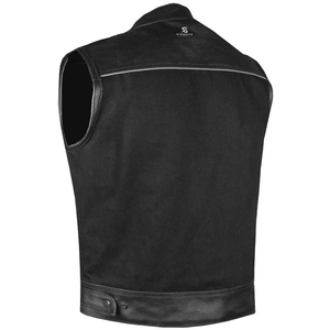 Gilet en cuir véritable pour homme, sans manches, style motard, pour adultes, personnalisable ODM, vente en gros, veste de motard vintage, vêtement d'extérieur décontracté de qualité supérieure 2026 - Product Image 4