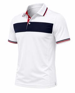 Camisa de Hombre Personalizada con Bloques de Color de Moda, Manga Corta, Tejida, Diseño Casual, Botones Delanteros, Transpirable, Venta al Por Mayor ODM - Product Image 5