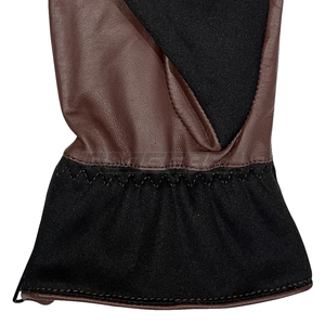 <b>Mens</b> Leather <b>Gloves</b> Stylish Brown Sheepskin Side Zipper Cuff Cold Weather Wear Bulk Custom Logo Winter Fashion <b>Gloves</b> - Product Image 2
