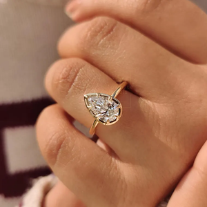 <b>Unique</b> Premium Quality Radiant Cut Prong Setting Moissanite Rhodium Vintage Style Women's <b>Engagement</b> <b>Ring</b> Daily Wear Wedding - Product Image 1