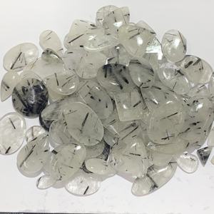 Cuarzo Rutilo Negro de Corte Ovalado Suelto, Zirconia Cultivada en Laboratorio, Piedra Preciosa Natural con Certificación IGI, 13x18x5mm 18x25x5mm 22x30x7mm, Gemas de Alta Calidad - Product Image 6