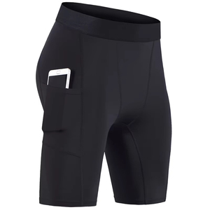 Wholesale Custom Sweat Compression Designer Nylon Fitness Boxer Gym Workout Sports Cargo Running Men's Shorts - Product Image 3